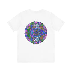 Vibrant Mandala T-Shirt featuring a spiritual peace design, perfect for spreading positive energy and embracing inner tranquility