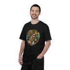 Mandala Earth Flora T-Shirt — Earthy Tones Geometric Art Tee