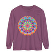 Colorful Mandala Long Sleeve T-Shirt - Psychedelic Art 4
