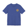 A colorful and intricate mandala design adorns this t-shirt, promoting spiritual peace and a psychedelic vibe
