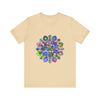 Vibrant Mandala T-Shirt featuring intricate and colorful artistic design for a unique and stylish fashion statement