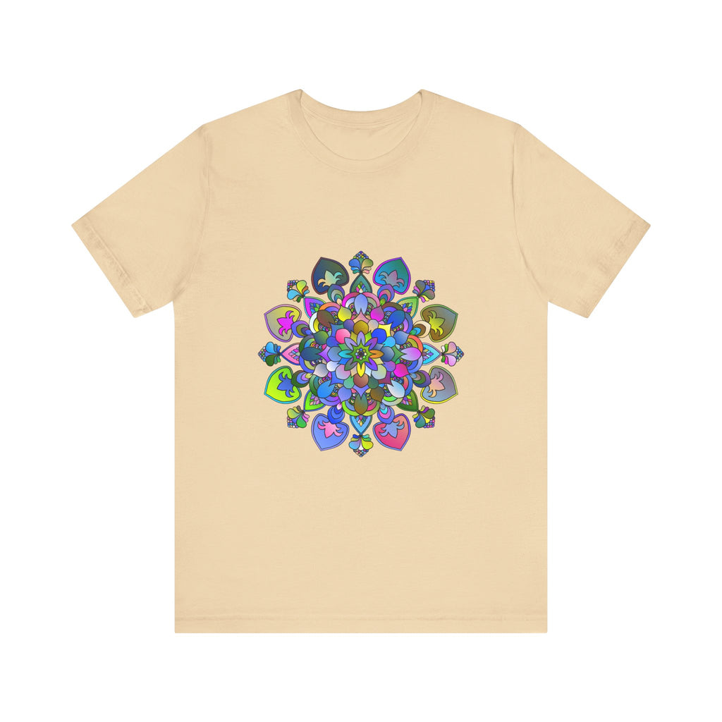 Vibrant Mandala T-Shirt featuring intricate and colorful artistic design for a unique and stylish fashion statement