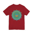 Spiritual Mandala Tee in vibrant colors, symbolizing peace and harmony