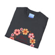 Colorful floral mandala quote t-shirt with intricate design and inspiring message for women's fashion