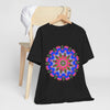 Colorful Mandala Geometric T-Shirt with intricate and vibrant design, perfect for adding a pop of color to your wardrobe