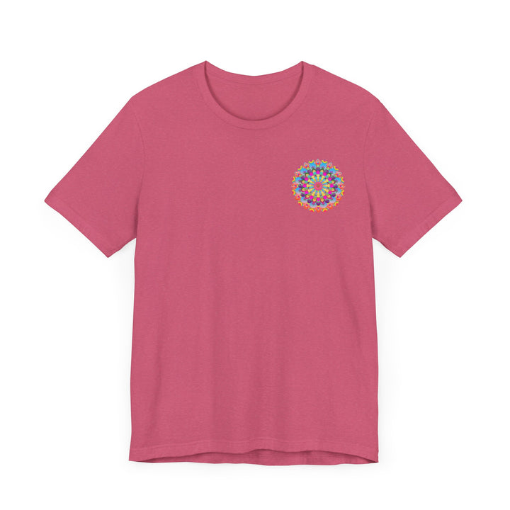 Colorful Mandala Tee with Intricate Spiritual Patterns for Spiritual Peace