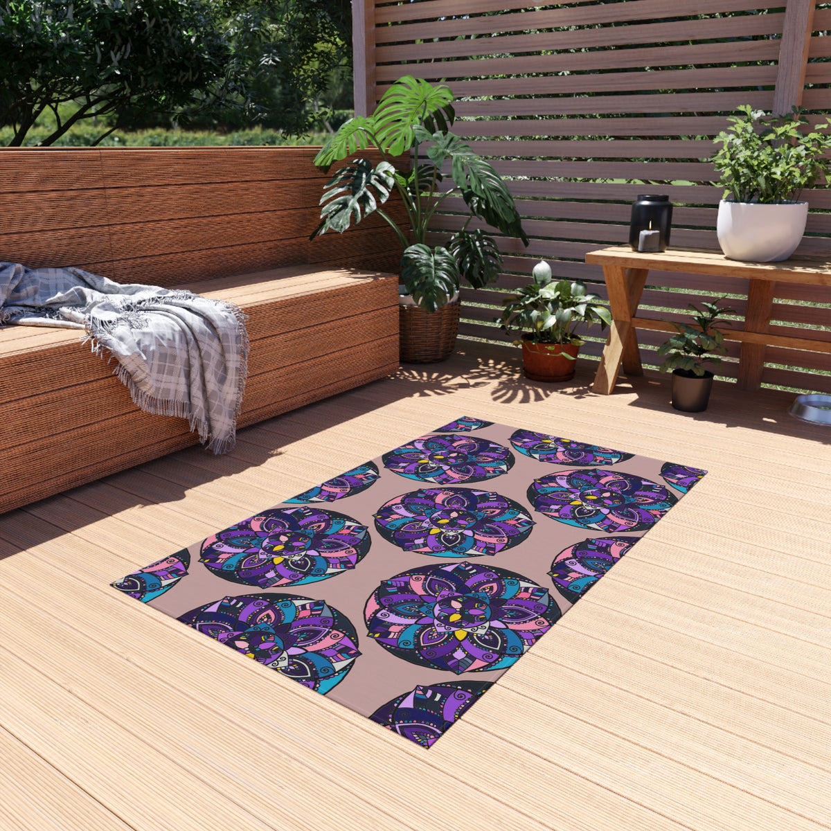 Boho-Lila-Mandala-Outdoor-Teppich