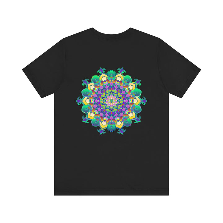 Colorful and intricate mandala tee with spiritual and peaceful design