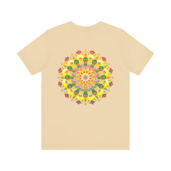 Vibrant Mandala Tee - Spiritual Peace & Harmony: A colorful mandala design on a comfortable t-shirt promoting inner peace and harmony