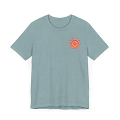 Vibrant Mandala Tee featuring intricate spiritual design for inner peace and harmony