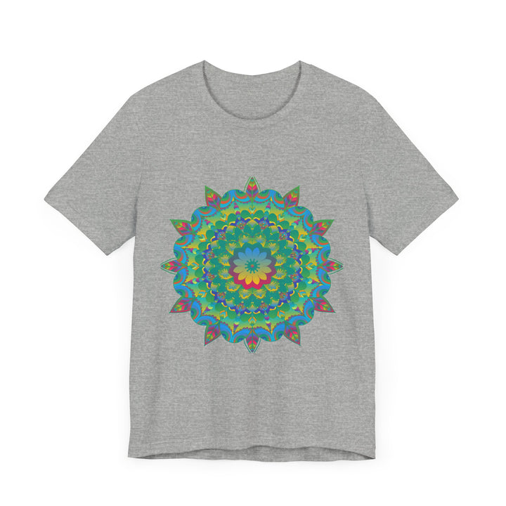 Psychedelic Mandala Tee - Vibrant Flower Design Alt Text 45