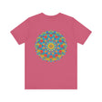 Colorful and intricate Psychedelic Mandala T-Shirt representing spiritual peace and harmony