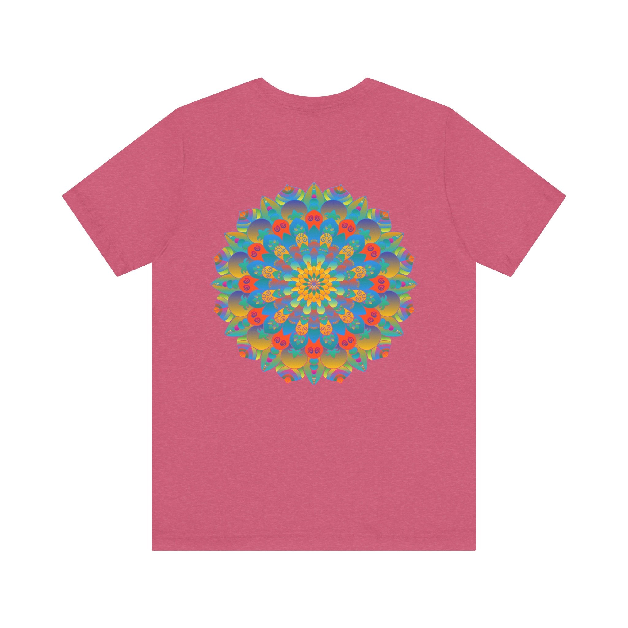 Colorful and intricate Psychedelic Mandala T-Shirt representing spiritual peace and harmony