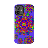 

Colorful hand drawn mandala rainbow design phone case for mobile devices

