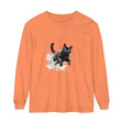 Black Cat Watercolor Splash T-Shirt featuring a vibrant and playful feline design