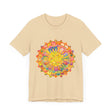 Colorful and peaceful Intricate Mandala Tee, featuring intricate design with vibrant colors, perfect for a peaceful and stylish look