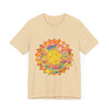 Colorful and peaceful Intricate Mandala Tee, featuring intricate design with vibrant colors, perfect for a peaceful and stylish look