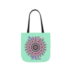 Mandala 'Love You Mom' Canvas Tote — Floral Mother's Day Gift Bag