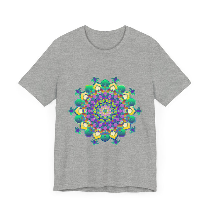 Colorful Mandala Meditation Tee featuring vibrant designs for peace and tranquility