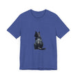 Black Cat Watercolor T-Shirt featuring a mystical and enchanting design