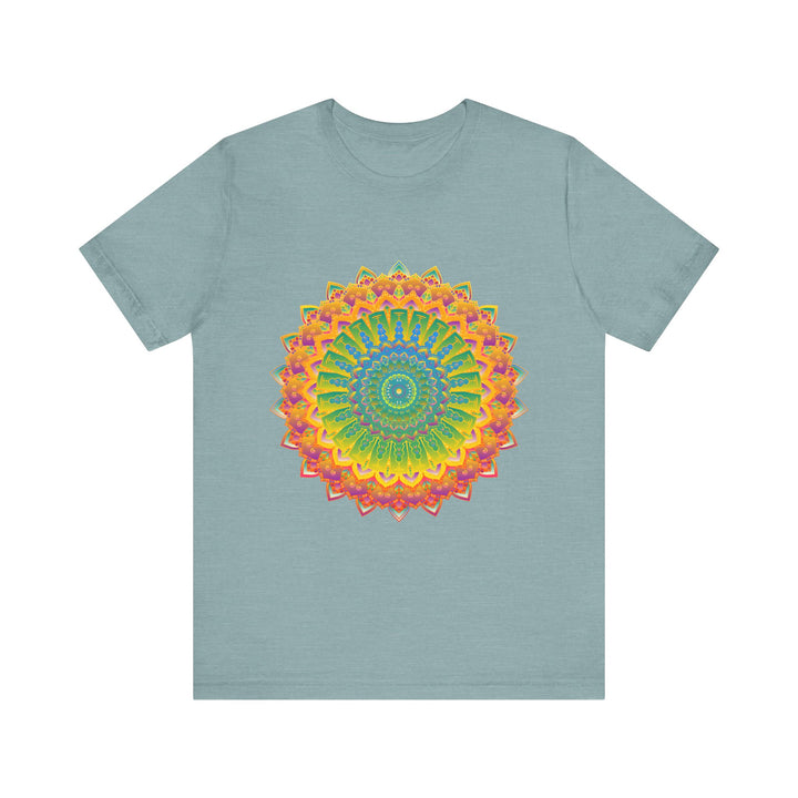 Beautiful Vibrant Mandala tee featuring intricate and mesmerizing art and design