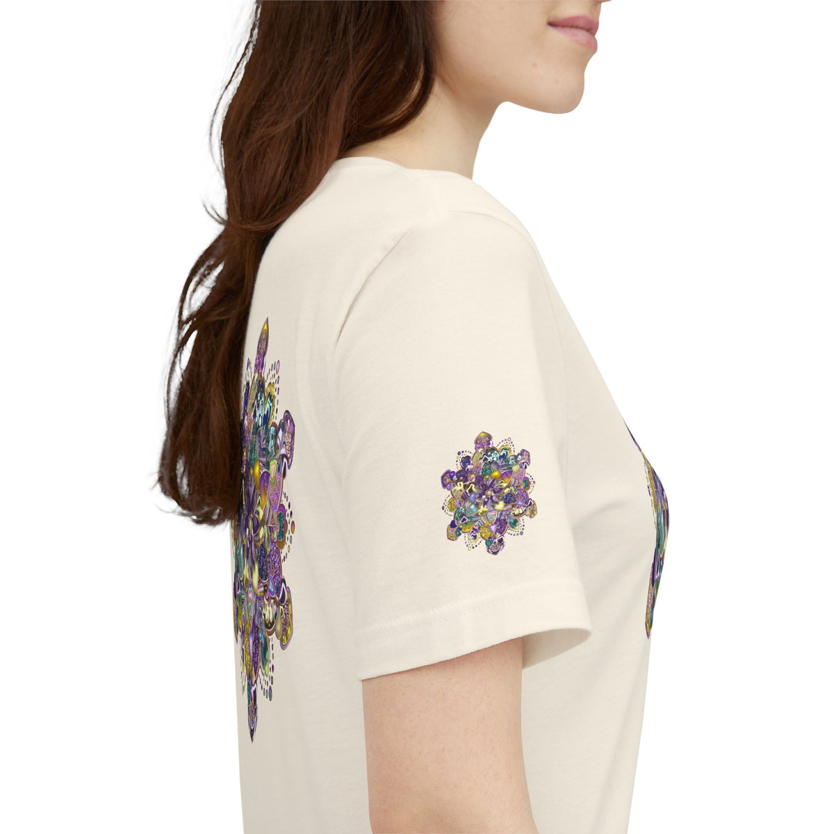 Unisex Floral Jewel Mandala T-Shirt