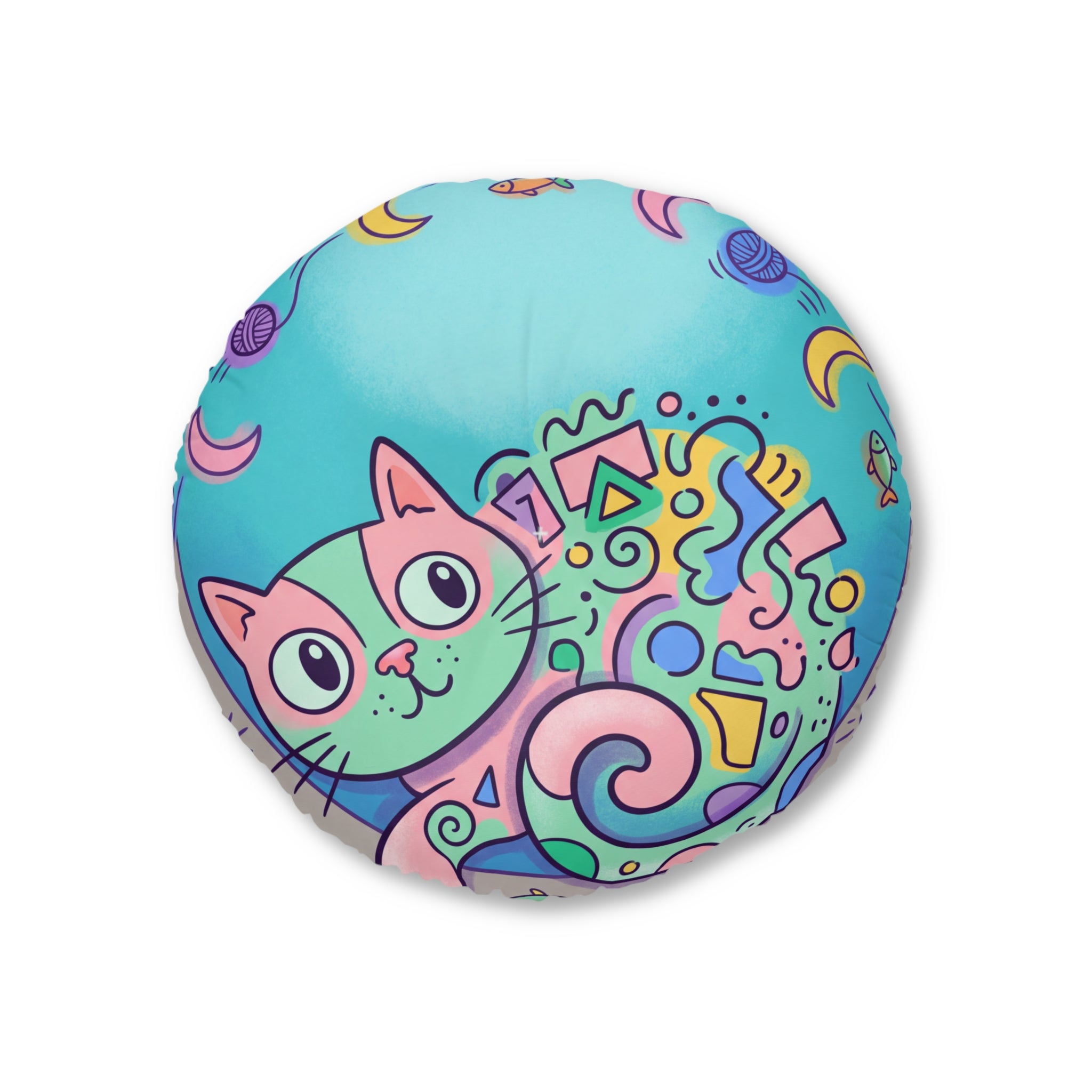 Surreal Cat Daydream Floor Pillow