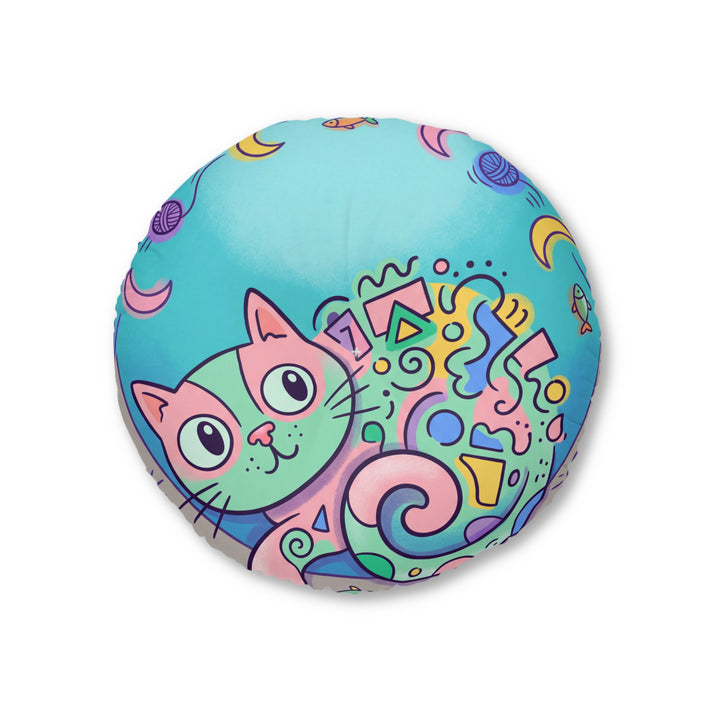 Surreal Cat Daydream Floor Pillow