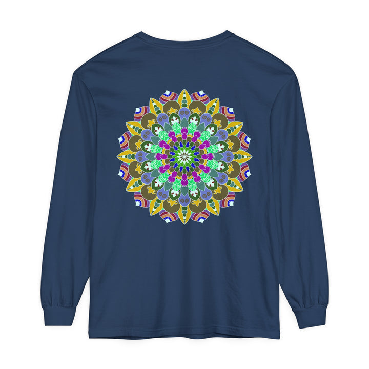 Colorful Mandala Long Sleeve T-Shirt - Spiritual Art 54