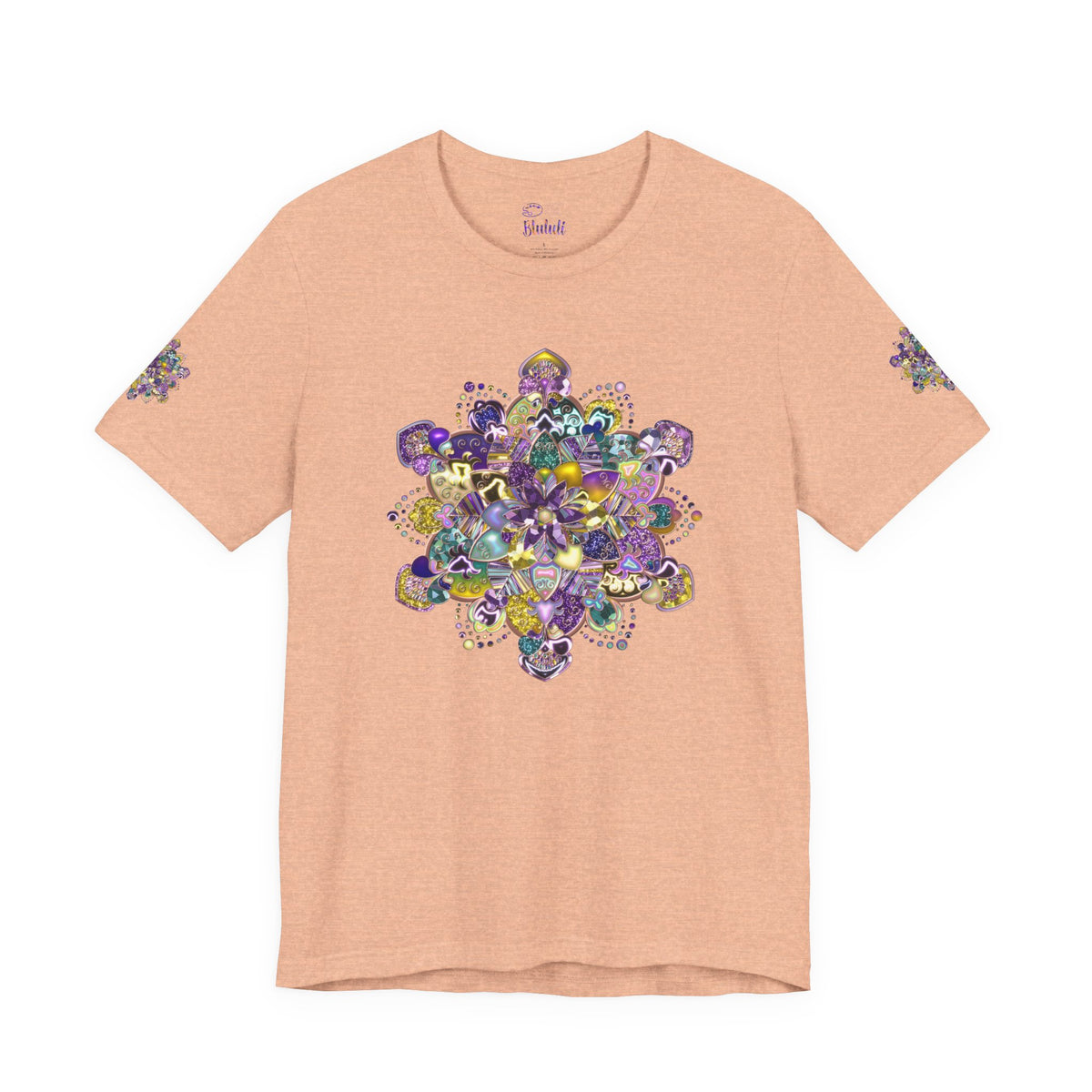 Unisex Floral Jewel Mandala T-Shirt