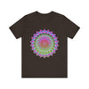 Vibrant Mandala T-Shirt featuring a colorful and intricate design perfect for adding a pop of color to your wardrobe