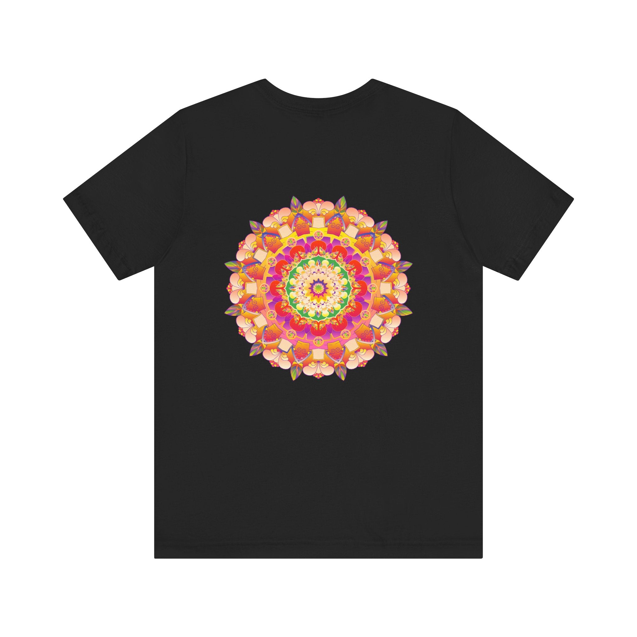 Vibrant Mandala Tee featuring intricate design, symbolizing spiritual peace and harmony, perfect for meditation and mindfulness practice