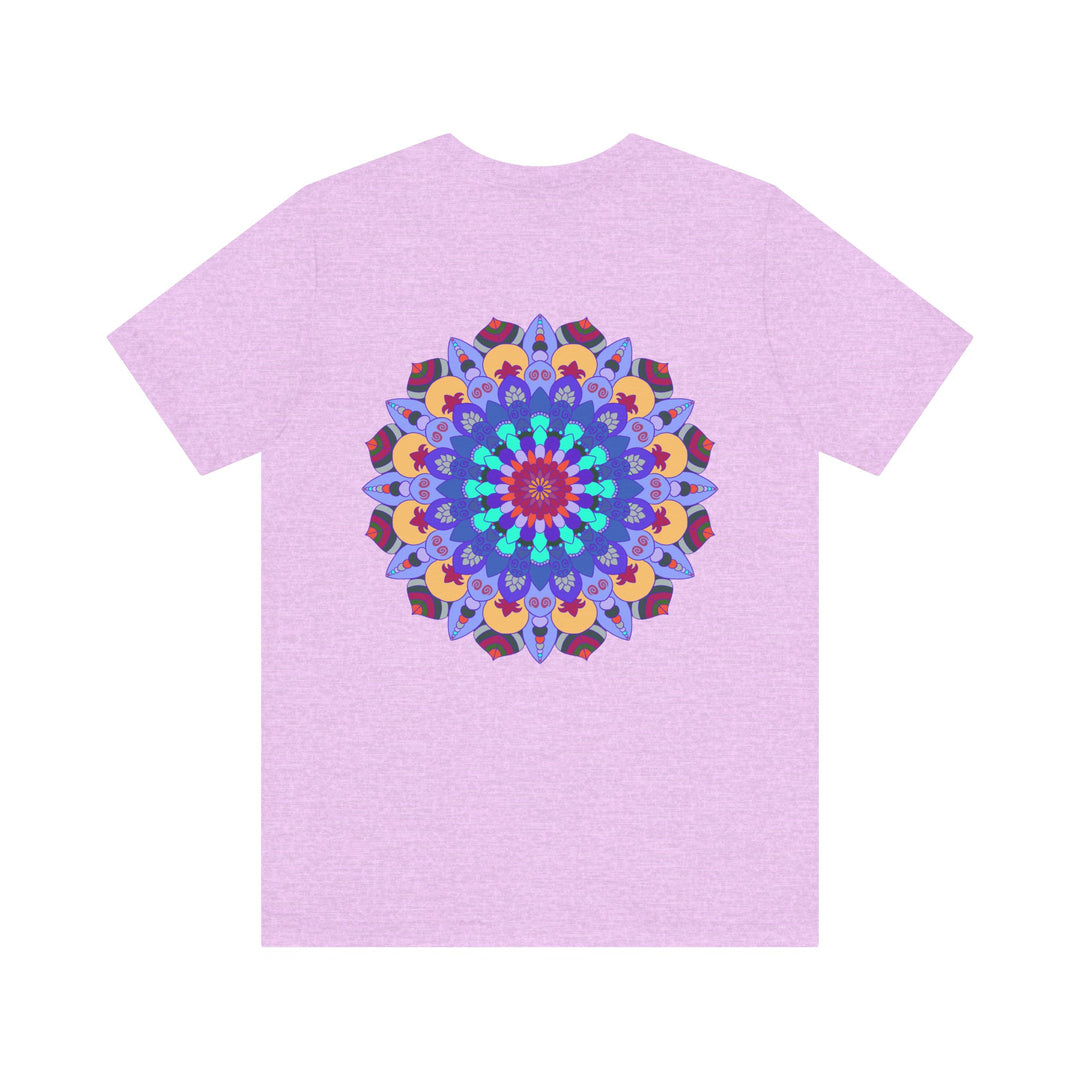 Colorful Mandala Peace & Harmony T-Shirt featuring spiritual art and intricate design