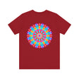 Vibrant Mandala Tee featuring intricate spiritual design symbolizing peace and harmony
