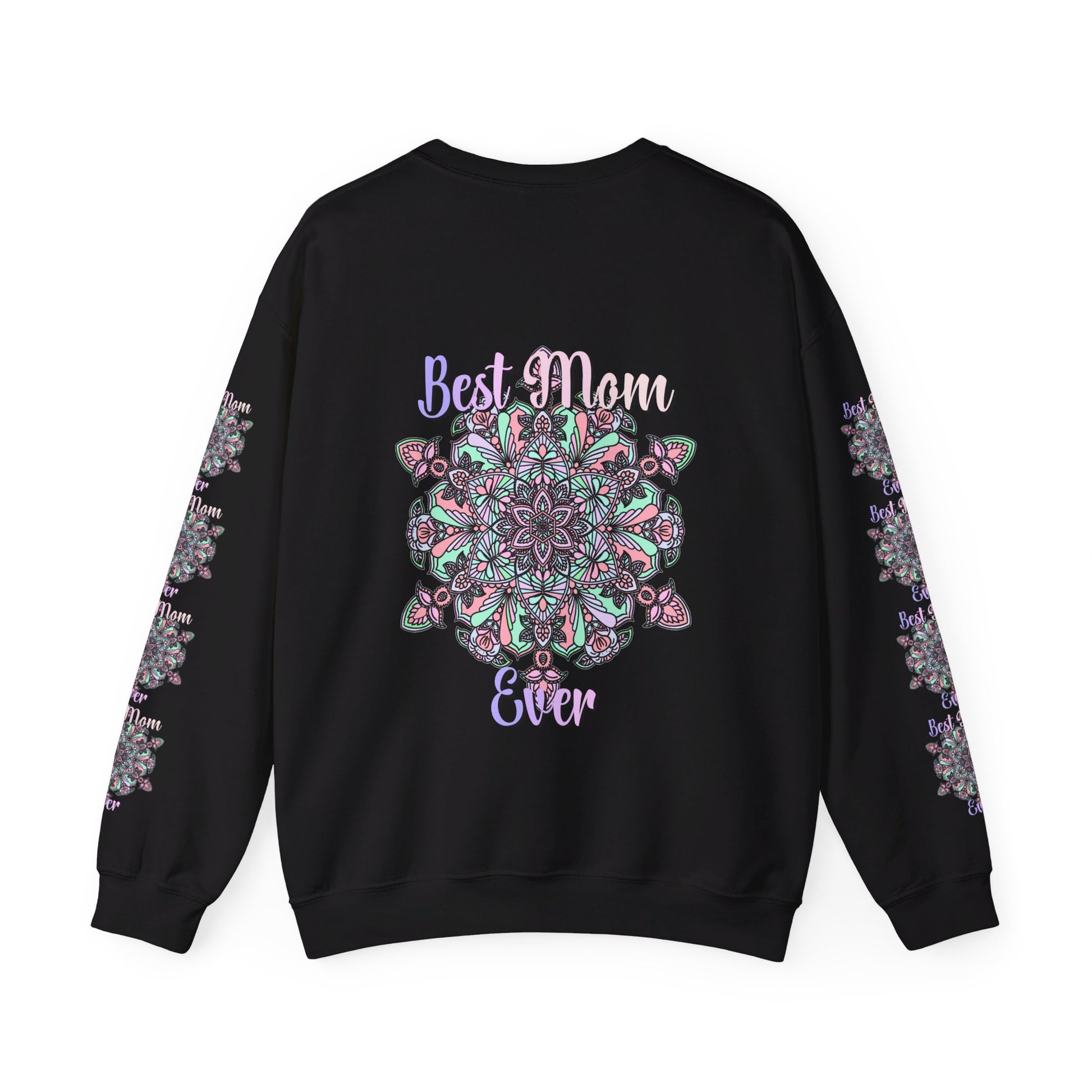 Cozy and stylish unisex crewneck sweatshirt featuring 'Best Mom Ever' design, perfect birthday gift for the special woman in your life