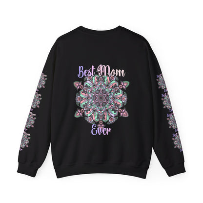 Cozy and stylish unisex crewneck sweatshirt featuring 'Best Mom Ever' design, perfect birthday gift for the special woman in your life