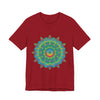 Psychedelic Mandala Tee - Vibrant Flower Design Alt Text 21