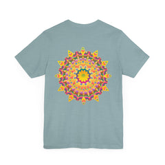 Vibrant Mandala Tee featuring a colorful and intricate design representing peace and harmony, perfect for adding a touch of positivity and style to your wardrobe