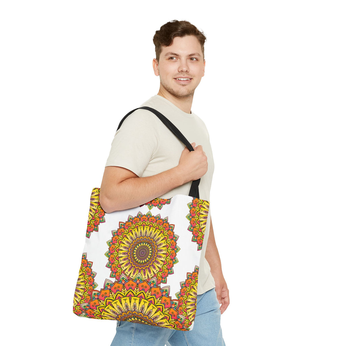 Solar Mandala Tote Bag