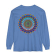 Colorful and intricate mandala design long sleeve t-shirt suitable for everyone