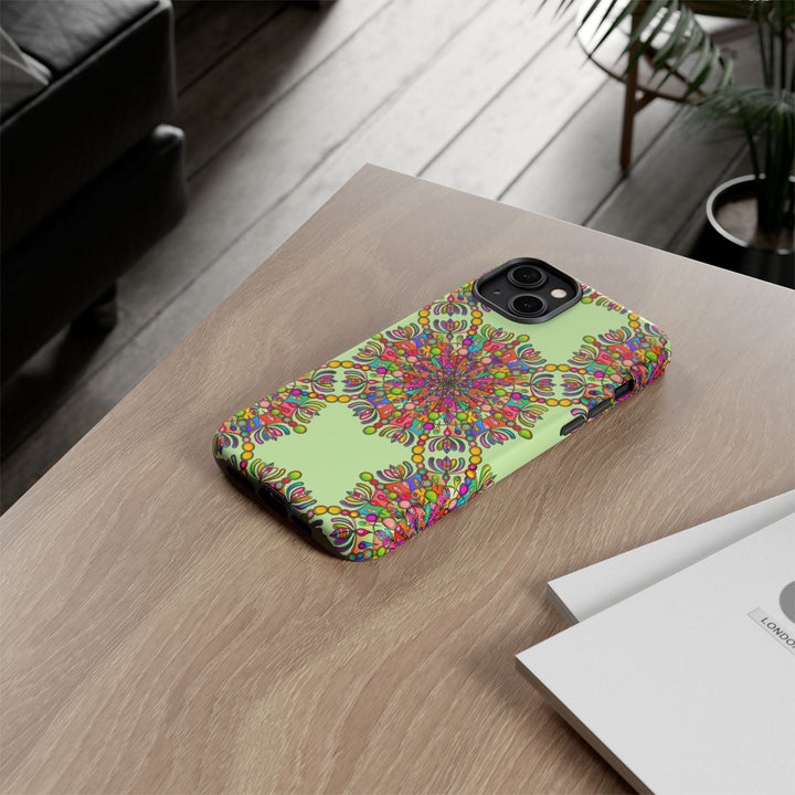 Intricate Mandala Phone Case in Lively Colors for Unique Style