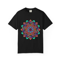 Mandala Art T-Shirt in Bold Colors for Creative Expression