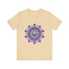 Vibrant Mandala Tee featuring intricate and colorful design, perfect for adding a pop of color to your wardrobe