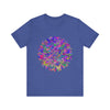 Vibrant Mandala T-Shirt showcasing intricate spiritual art and vibrant colors