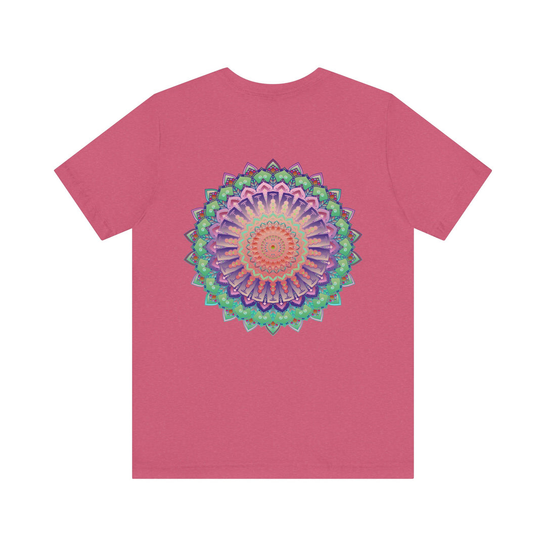 Beautiful mandala tee featuring intricate design for spiritual peace and harmony