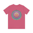 Beautiful mandala tee featuring intricate design for spiritual peace and harmony