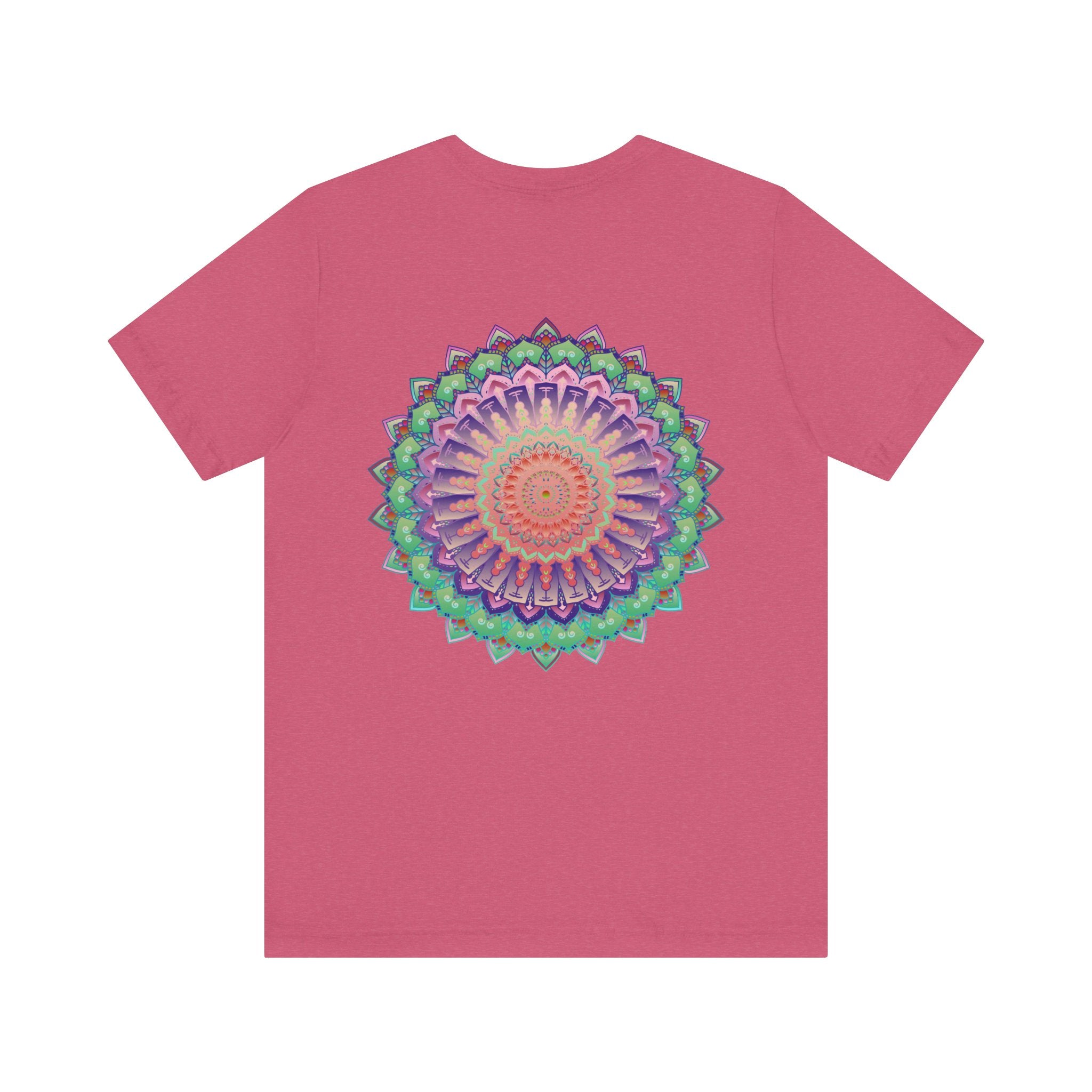Beautiful mandala tee featuring intricate design for spiritual peace and harmony