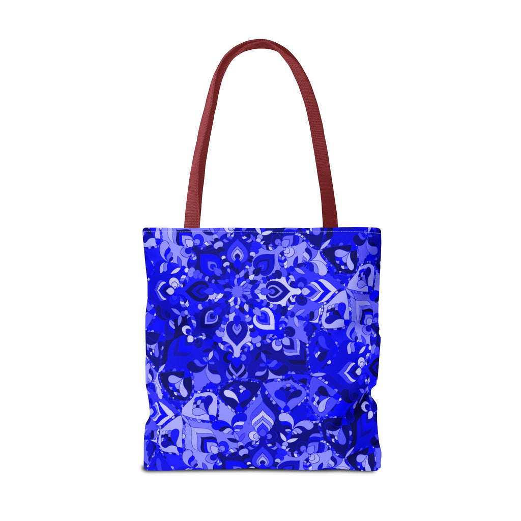 Blue Mandala Design Tote Bag for Stylish Everyday Use