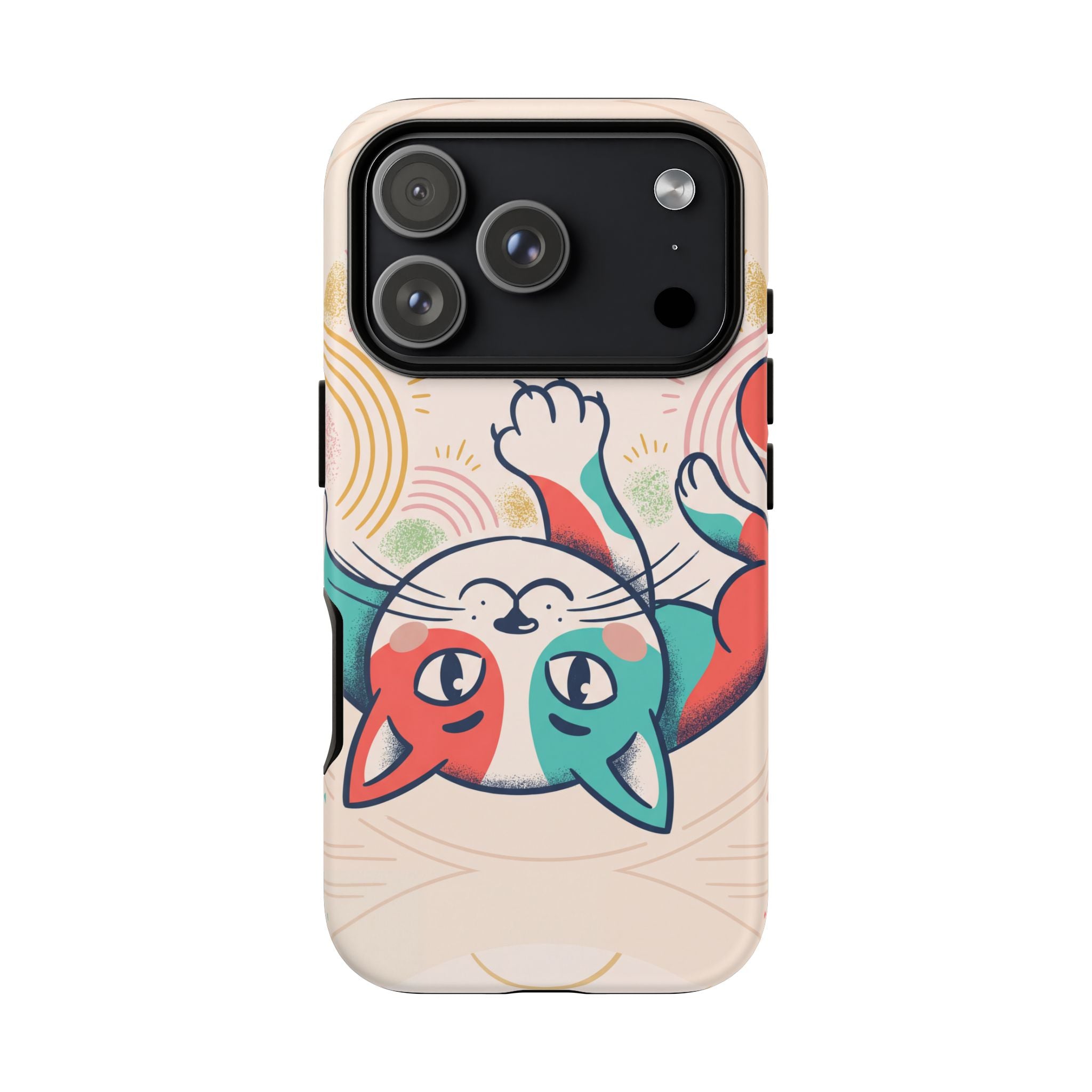 Phone Case — Cute Retro Calico Cat Protective Cover
