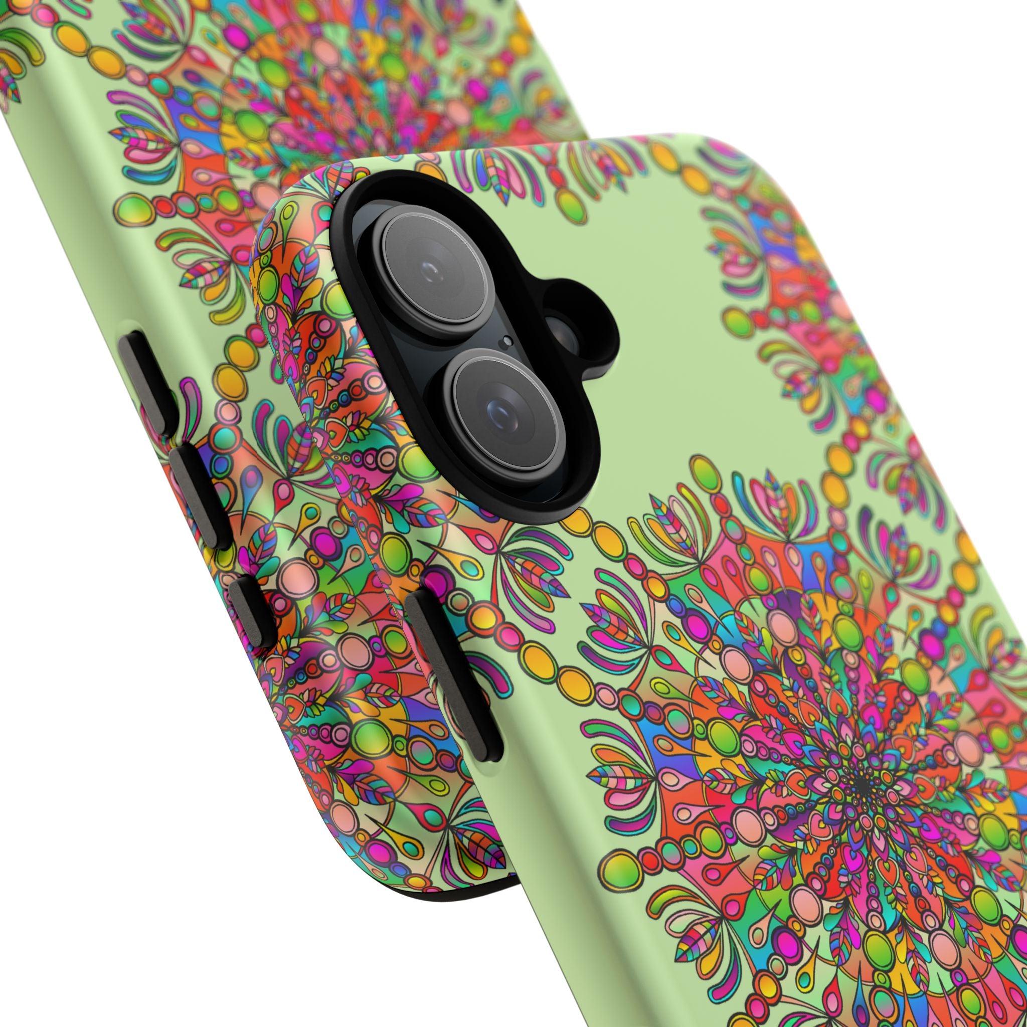 Intricate Mandala Phone Case in Lively Colors for Unique Style